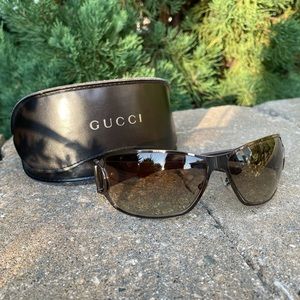 Brown Gucci Sunglasses